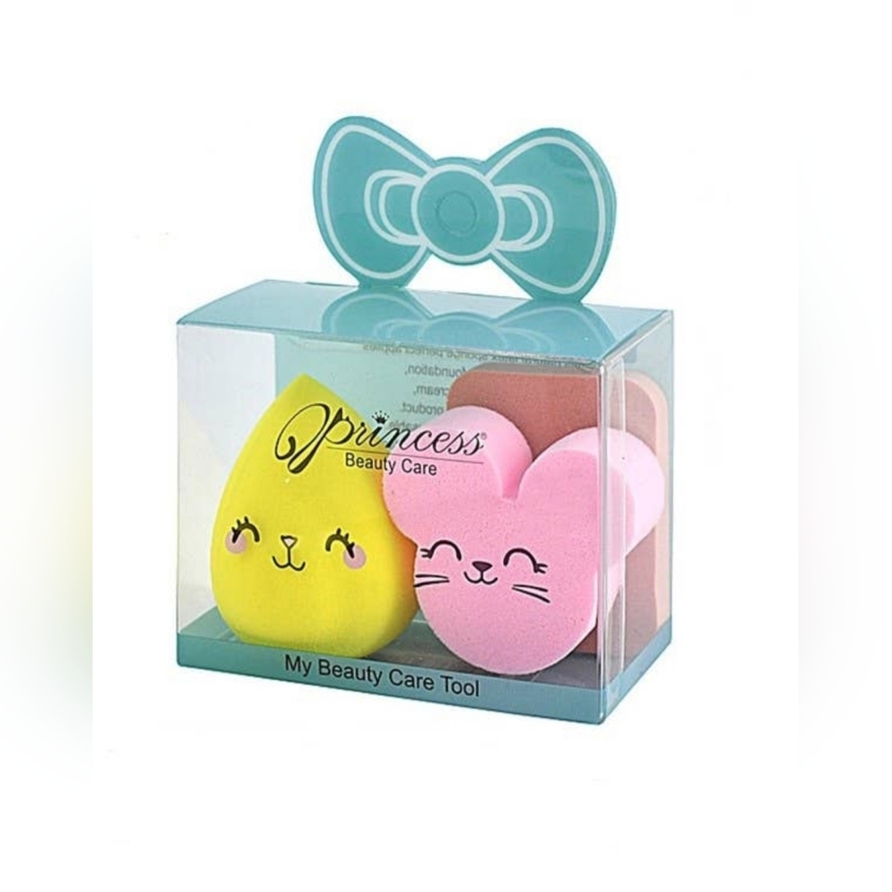 3-piece makeup sponge set